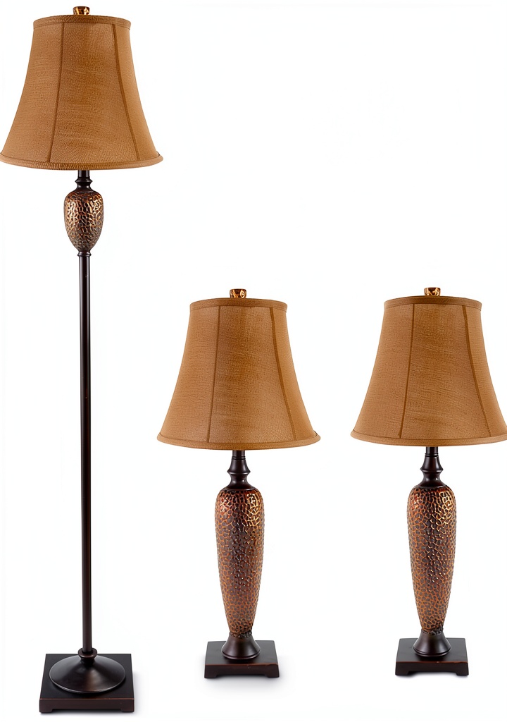 Elegant Designs lamp set displayed in a bedroom setting