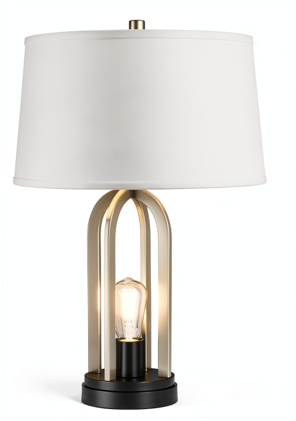 360 Lighting USB Lamps Set Modern Luxe Brushed Nickel-1