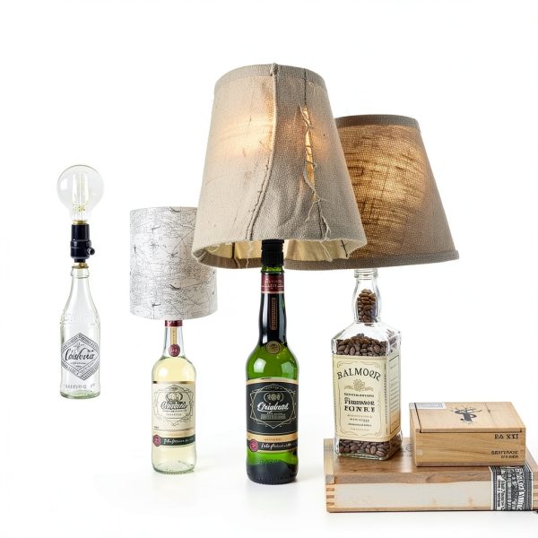 Vino Light Bottle Lamp Kit Easy Assembly 3 Corks-2