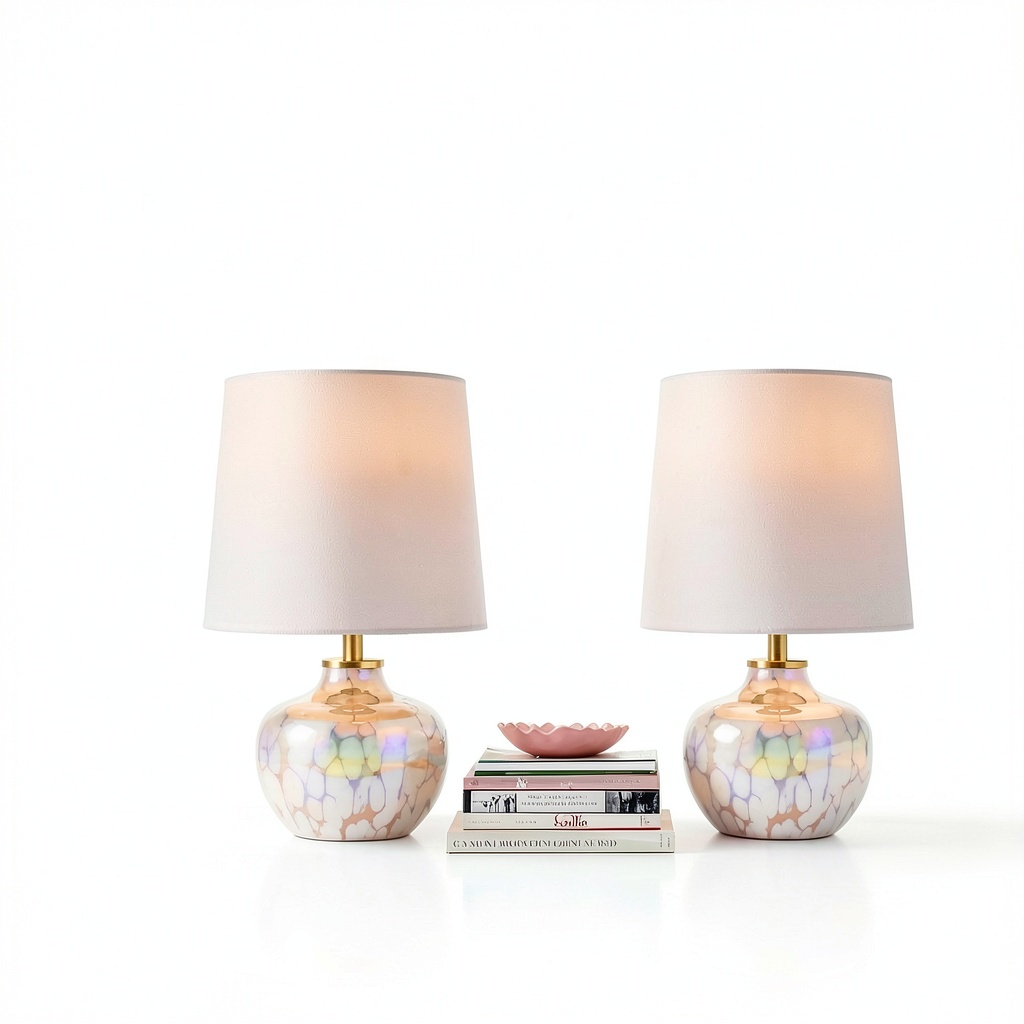 Shenzhen SkyQ console table lamp illuminating a cozy bedroom
