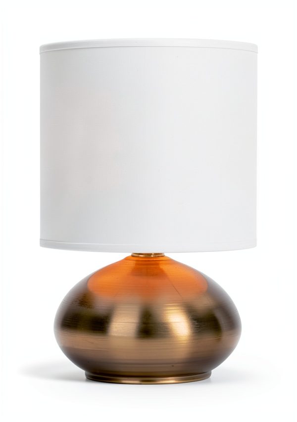 Catalina Lighting Antique Brass Touch Table Lamps Set-7