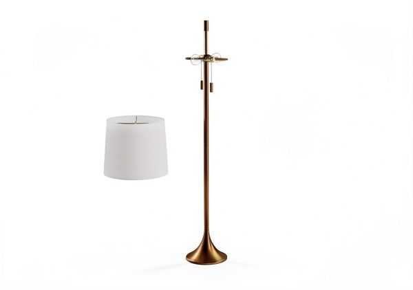 Lavish Home Bronze Lamp Set LED Lighting Living Room-5