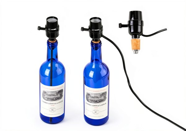 Fabbay Bottle Lamp Kit DIY Vintage Glass 3 Way LED-1