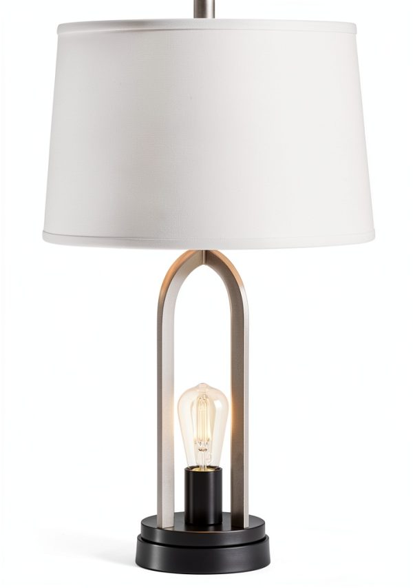 360 Lighting USB Lamps Set Modern Luxe Brushed Nickel-8