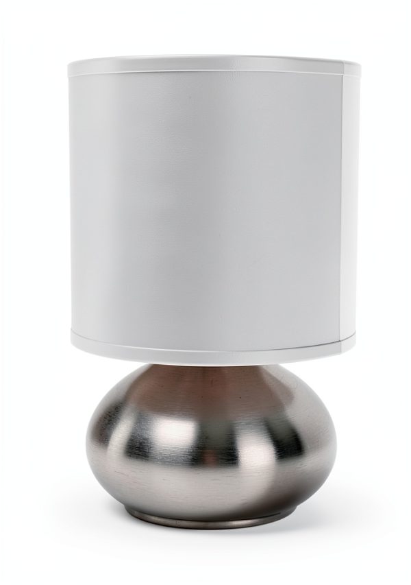 Catalina Lighting Brushed Nickel Touch Table Lamp Set-5