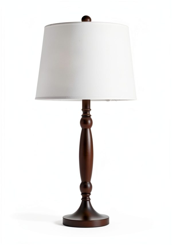 4ModernHome Lamp Set Black White Linen Living Room Bedroom-6