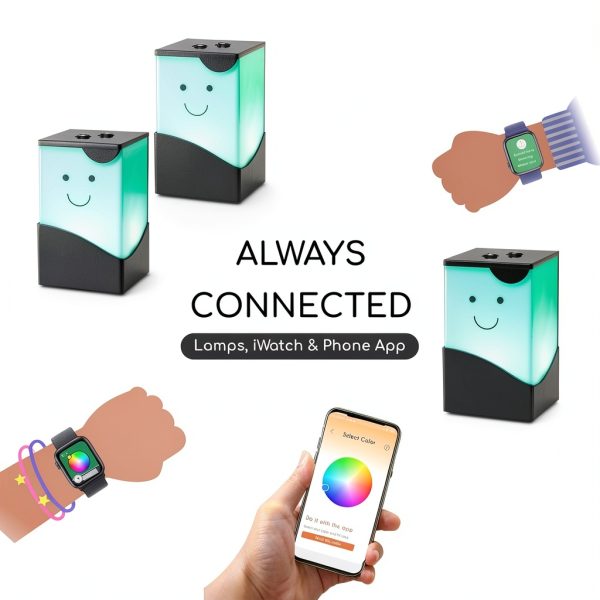 Telepathy Lamp Zoci Voci Long Distance Friendship Light-3