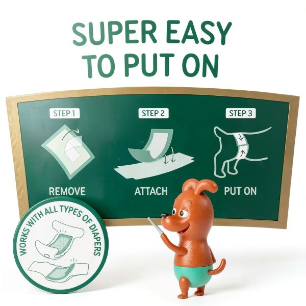 PAWPANG Dog Diaper Liners Leak-Free Absorbent Pet Protection-6