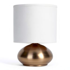 Catalina Lighting Antique Brass Touch Table Lamps Set-0