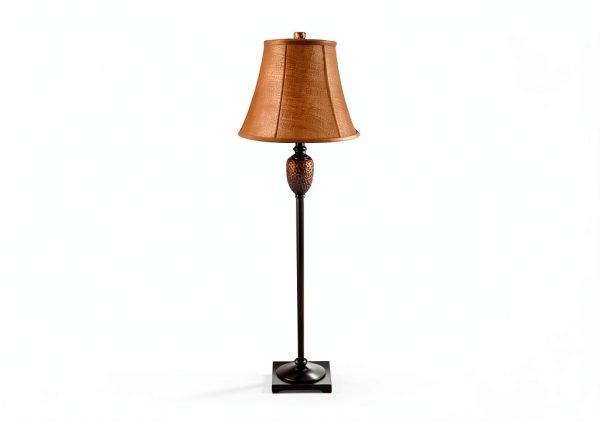 Elegant Designs Lamp Set Hammered Bronze Traditional Style-2