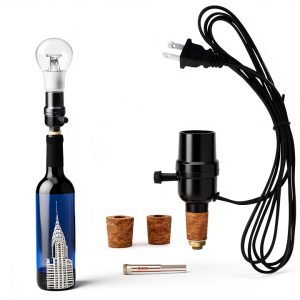 Vino Light Bottle Lamp Kit Easy Assembly 3 Corks-0