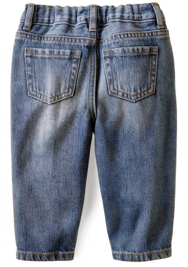Girls Denim Jeans Peak Wash Hearts by The Children’s Place Fit 3T-5T-3