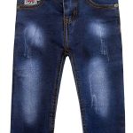KidStyle Girls Ripped Denim Jeans Stone Wash BlackBlue 2-3T-4-5T-0