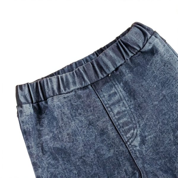 Denim Bell Bottoms Baby Girls Jeans ICECTR Flared Ripped Wide Leg Blue-2