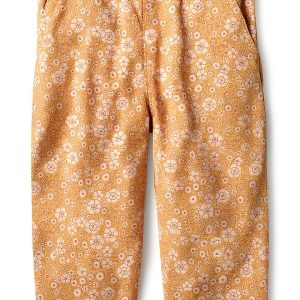 Amazon Essentials Girls Denim Jeans with Ruffle Waistband Relaxed Fit-0