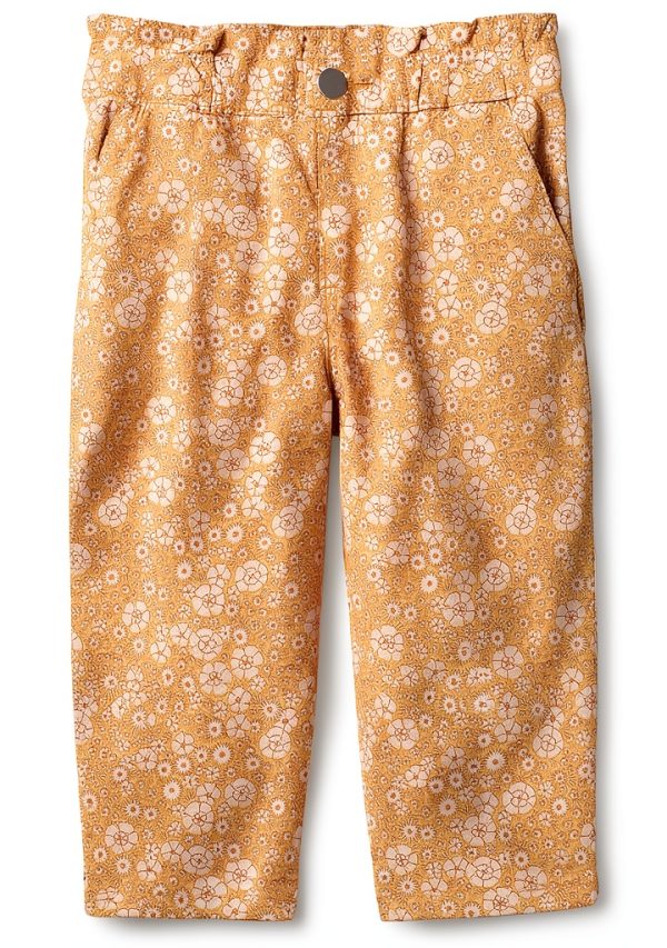 Amazon Essentials Girls Denim Jeans with Ruffle Waistband Relaxed Fit-0