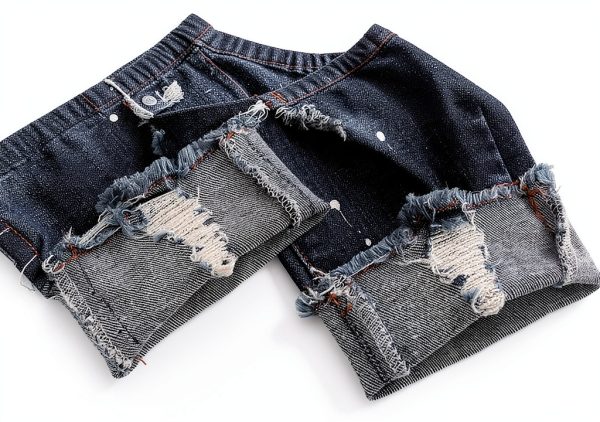 KIDSCOOL SPACE Baby Girl Boy Jeans Elastic Waist Ripped Denim Pants-6