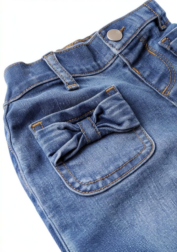 The Children's Place Baby Girls Wide Leg Jeans - Marla Wash Fit-1