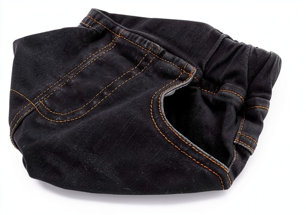 KIDSCOOL SPACE Baby Girl Boy Jeans Elastic Waist Ripped Denim Pants-3