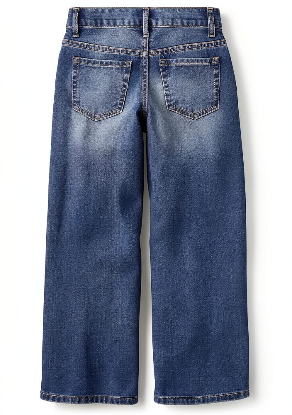 Children's Place Baby Girls Baggy Jeans Acres Wash Fit 80% Cotton-1